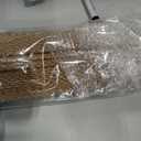 LazBlinds No Drill Bamboo Roman Shades, 31" W x 48" H, Star-Brown