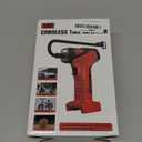 DIYtoolifz 150PSI Tire Inflator Portable Air Compressor: Cordless Air Pump Compatible with Milwaukee 18V Battery - Car Tire Pump with LCD Display & LED Light for Auto, Motorcycles (Bare Tool)