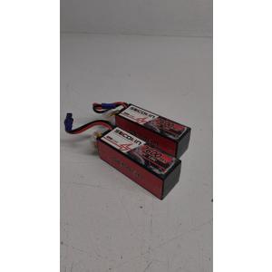 4S Lipo Battery 7600mAh 14.8V 120C with EC5 Connector Hard Case for RC Car Truck Tank RC Buggy Truggy RC Model Racing Hobby(2 Pack)