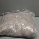 Ultra Soft Cozy Faux Fur Throw Blanket, Fuzzy Plush Thick Bubble Blanket, Oversize Luxury Fluffy Blanket for Couch, Sofa, Bedroom, and Living Room, 50x60 Inches, Light Brown