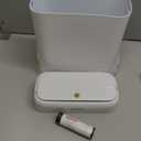 funest Bathroom Small Trash Can with Lid,10L / 2.7 Gallon Slim Garbage Bin Wastebasket with Press Top Lid for Bedroom,Rv,Office,Kitchen,Craft Room