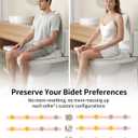 Rainsworth Smart Bidet Seat with Remote Control for Elongated Toilets
