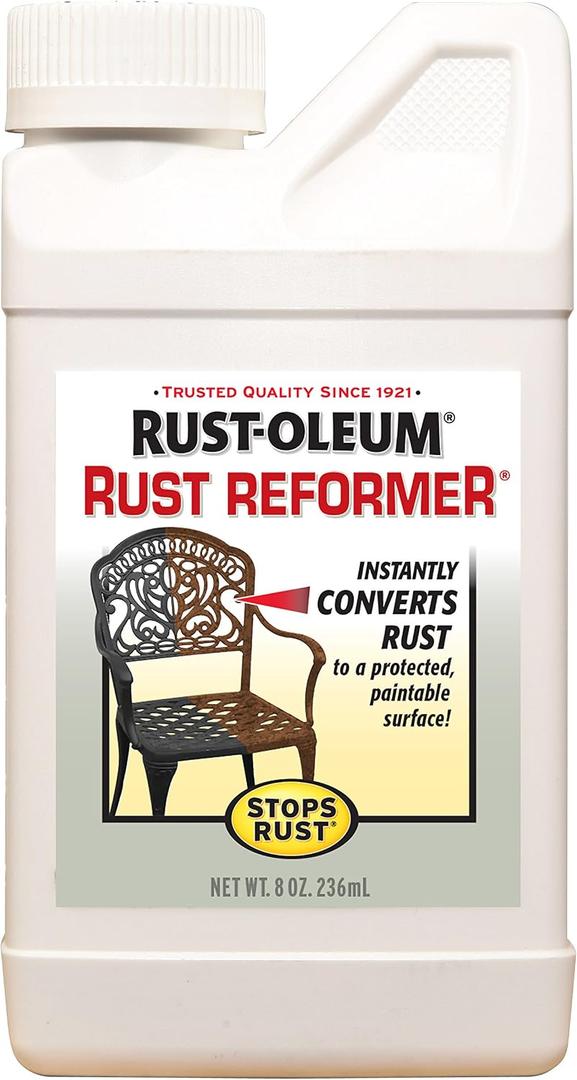 Rust-Oleum 7830730 Stops Rust Rust Reformer Formula, 8 oz, Black