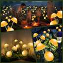 2 x BeHiller Solar Mushrooms Garden Lights Outdoor Waterproof- 6PACKS18LED Brightness Cute Mushroom Decor with Mothers Day Gifts,Longevity Housewarming Gifts for Mom/Yard/Garden/Birthday Party Decor
