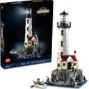 LEGO Ideas Motorized Lighthouse 21335 Adult Model Building Kit, Complete with Rotating Lights, Quaint Cottage and a Mysterious Cave, Creative Gift Idea