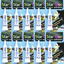 Waterproof Eyelash Adhesive Dark For Eye Shadow,Mascara And Eyeliner 10 Pcs