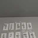 VCE 3 Port Keystone Wall Plate UL Listed (10-Pack), Single Gang Wall Plates for RJ45 Keystone Jack and Modular Inserts, White