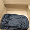 Vacuum Rolling Backpack Travel with One-Click Compression, Airline Approved Carry On Luggage with TSA Lock, 17 Inch Roller Suitcase Laptop Bag with USB Charging Port for Business Trips,Outdoor