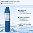 AP917HD-S AP904 Water Filter Replacement, Whole House Sanitary Quick Change Water Filter Cartridge Compatible with 3M Aqua-Pure AP917HD-S and AP904 System, Reduces Sediment, Odor, and Scale 1 Pack