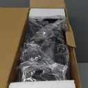 Uniclife Wall Mount Mailbox for Outside, Locking Mail Box, Large Mailbox with Key Lock, Security Mail Box for House, Safe Key Drop Box, Post Box, Steel Cash Drop Box for Home Office School, Black (Blcak)