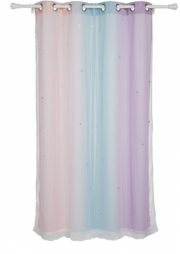 Rainbow Mesh Curtain 60"×32"