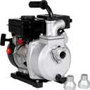 Red Lion 2RLAG-1L 79cc, 60 GPM OHV Engine Driven Aluminum Water Transfer Pump, 1.5-Inch MNPT Suction and Discharge, Black, 617031