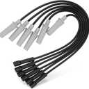 X4XZ 5019593AA Spark Plug Wire Kit for 2001-2010 Dodge Grand Caravan,Chrysler Town & Country, 2005-2008 Pacifica/2009-2010 Volkswagen Routan Replace# 05019593AA, 7B0905409