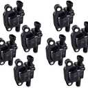 Mishimoto Ignition Coil, Compatible with Gen V LS2/LS3/LS4/LS7/LS9 Engines 2007+, Set of 8