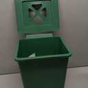 Exaco ECO 2000-NP Kitchen Compost Pail, 2.4 Gallon, Green