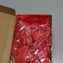 VitalCozy 6 ft Christmas Red Velvet Bows Garland Pre-strung Christmas Garland Banner with 10 Bows Xmas Decor for Tree Mantel Fireplace Cabinet Stair Bedroom Living Room Home Indoor Holiday Decoration