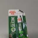 Silicone Caulk - Squeeze Tube Silicone Sealant for Wood, Kitchen, Bathroom, Sink, and Windows - Multi-Purpose & Waterproof (Gray)