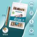 2 x AmeizPet Catnip Sticks for Cats, Cat Dental Chew Sticks - Natural Matatabi Cat Dental Care, Silvervine Cat Teeth Cleaning (12 pcs) Expiry: 2027/04/18