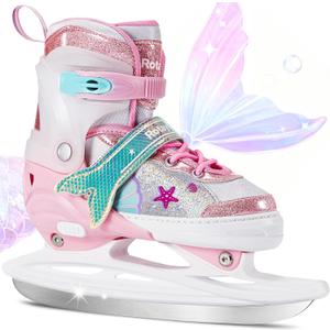 Rotayi Girls Ice Skates, Size 27-30 XS