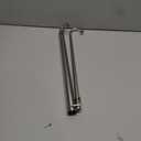 Hanging Closet Rod, 2 Pack Adjustable Height & Width Closet Rods for Hanging Clothes-Closet Extender Hanging Rod Space-Maximizing Design Suitable for Hanging and Drying Clothes, Silver