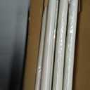 SIMEWIN Heavy Duty White Curtain Rods for Windows 66 to 120 Inches, White 1" Adjustable Curtain Rods with Diamond Finials for Bedroom, Living Room, Patio, Kitchen