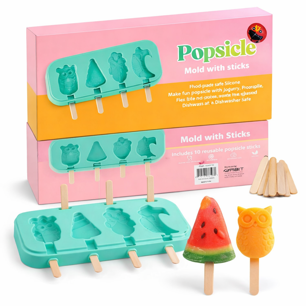 Silicone Fruit Pop Mold 2 Pack