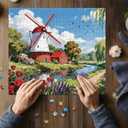 1000 Pieces Jigsaw Puzzles for Adults, Seasons Series - Beautiful Nature Art, Meditative Stress Relief Game, Large 28" x 20", Great Gift for Nature LoversBloom Village