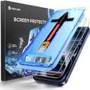 MAGIC JOHN 2 Pack for iPhone 17 Pro 6.3 inch Tempered Glass Screen Protector, Auto Dust-Elimination, Bubble Free, HD Clear, Easy Installation, 【17Pro 6.3''】