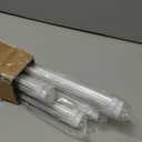 T8 LED Bulbs 4 Foot, 24W 3120 Lumen, 6500K Cool White, Type A+B 4FT Tube Light, T10 T12 65W Equivalent Fluorescent Replacement for Office Shop Light, Remove Ballast or Plug & Play, 4 Pack