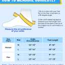 Ankle Brace for Sprained Ankle, Quick Lace-Up Ankle Support with Side Stabilizers & Auto-Shaped Pads, Slim Fit Stabilizer for Women Men, Fits in Shoes for Sports, Work & Injury Recovery (M)