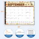 SUNEE Desk Calendar 2026 Large 22x17 from July 2026 to December 2027, Extra Large Desktop Monthly Calendar Pad 18 Months For Teacher or Office, Desk Top, Seasonal