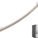 WR12X34310 Freezer Door Handle Compatible with ge Refrigerator Freezer Door Handle WR12X34310 Anti-Slip Grip Replaces AP6994366 PS16220203 EAP16220203, 28 Inches Long(NO Screws)
