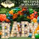 Retisee 2 Pcs Marquee Light String Bulbs13.8 ft Long for Marquee Letters Numbers 3 4 ft Tall Waterproof LED String Light for Indoor Outdoor Wedding Birthday Party Decor