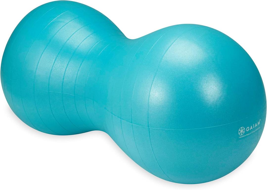 Gaiam Kids Active Seat Peanut Shaped Bounce Desk Chair, Exercise Yoga Balance Sitting Ball, Flexible Seating, Wiggle Seat for Boys and Girls