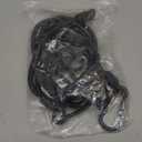 Bungee Cords with Carabiner, 18 Inch Long Heavy Duty Bungee Cords with Carabiner Clip Outdoor, 1/3 Inch Black Extra Strong Elastic Rope with Carabiner Hooks for Camping, Tarps, Bike Rack, Tent, 4 Pack