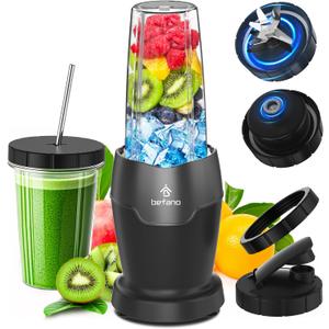 Befano 11-in-1 Smoothie Blender, Personal Blender Margarita Machine with 1200-Watt Base, for Smoothies, Ice and Fruit