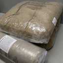 Chair Cushions for Dining Chairs, Dining Chair Cushions, Tufted Indoor Chair Pads with Ties & Non Slip Backing, Seat Cushions for Kitchen Chairs 16.5 x 16.5 x 3.5, Set of 4, Khaki