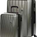 SwissGear 7272 Energie Expandable Hardside Luggage with Spinner Wheels and TSA Lock, Gunmetal, 2-Piece Set (19/27)