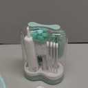 Momcozy Electric Baby Bottle Brush Set with Drying Rack, 7-in-1 Powered Bottle Cleaner & Formula Mixer, Portable Newborn Essentials for Pump Parts & Travel. (Green)