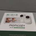 Momcozy Baby Monitor with 2 Cameras 5 1080P Split Screen Video Baby Monitor with Camera and Audio no WiFi for Baby Safety 5000mAh Battery Infrared Night Vision 2-Way Audio 960ft Range Ideal Gift