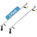 Sammons Preston Reacher, Standard 32", Grabber Reacher Tool, Lightweight Trash Picker Grabber & Garden Nabber, Aluminum Picker Up Tool & Reaching Claw, Portable Reaching Assist & Dressing Tool, 2 Pack