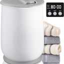 Towel Warmer, 28L Large Towel Warmers for Bathroom, Adjustable Heat Timer (20/40/80 Minutes)Versatile Bucket Design with LED Display, Perfect for Oversized Towels, Bathrobes,Blankets