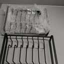 2 Pack Plate Holders Organizers 8 Slots Upright Cabinet Dish Drying Racks Metal Plate Stands (for 6In. 10In. Plates) Dish Organizers for Countertop and Cupboard(at Least 11.2in.Height) Black