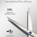 Hair Cutting Scissors, ULG Professional Hair Scissors 5.5 inch Right-Hand Razor Edge Barber Shears Salon Hair Cutting Shears Made of Japanese Stainless Steel, Hand Sharpened Blue