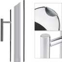 Stainless Steel Water Pitcher Jug with Ice Guard - 2L Cold Drinking Carafe with Handle for Home & Hotel