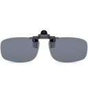Polarized Clip-on Flip Up Metal Clip Rimless Sunglasses for Prescription Glasses