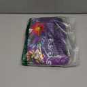 Kids Toddler Girls Traditional Mexican Off-Shoulder Floral Embroidered Drape Dress (2-3T, Purple)