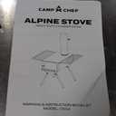 Camp Chef Alpine CS14 Heavy Duty Cylinder Tent Cabin Stove with damper and side shelves (Black)