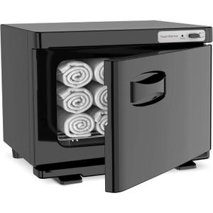 Hot Towel Warmer SalonDepot 8L Capacity Spa Towel Warmer with Compact Design for Salon, Barber Shop, Massage & Facial (Black)