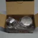 Stainless Steel Measuring Cups & Spoons Set, EWFEN Kitchen Tools Nesting Measuring Cups and Spoons, Fits in Spice Jars for Baking & Cooking, BPA Free, Set of 15 with Leveler, Black